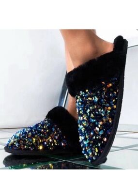 UGG Australia SCUFFETTE II STELLAR AMAZING Sequined Slippers size 8